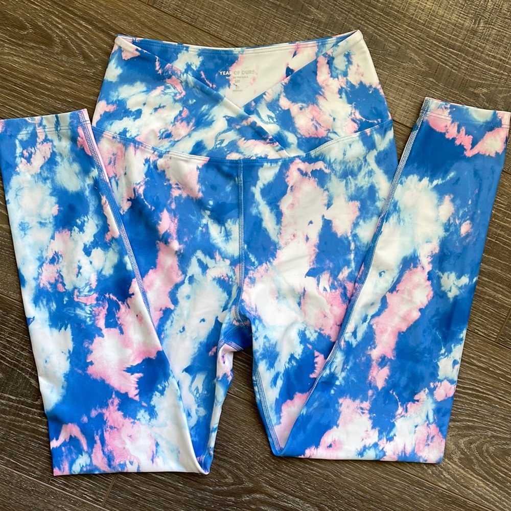Year of ours Veronica legging in sky dye